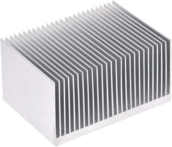 uxcell Electronics Cooler Heatsink for LED and Power, Silver 50 x 69 x 36 mm