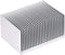 uxcell Electronics Cooler Heatsink for LED and Power, Silver 50 x 69 x 36 mm