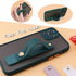 siduater Strap Holder Case for iPhone 14 Plus 6.7" with Kickstand, Slim Translucent PC Back Cover + Soft TPU Bumper,