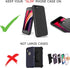 RevereSport Waterproof Running Armband for iPhone 12 Mini with Extra Pockets for Keys, Cash, and Cards, Black