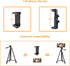 LINKCOOL 42 inches Phone Tripod, Portable Adjustable Cell Phone Tripod Stand with Phone Mount & Wireless Control Remote