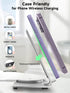 3 in 1 Wireless Charger, Aluminum Alloy Fast Charging Stand for iPhone 15/14/13/12/11, iWatch, AirPods Pro, Silver