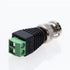 Cctv4Less BNC Male Balun Connector for Coax CAT5, CAT6, CAT7 to BNC Male Adapter - CCTV Video Transmission