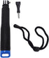 Yunseity 4 360 Extendable Action Camera Selfie Stick, Section Camera Extendable Selfie Pole with Soft Rubber Grip