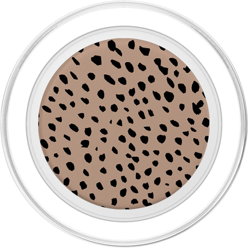 Minimal Boho Tan Black Dalmatian Bohemian Aesthetic Art PopSockets PopGrip for MagSafe