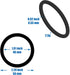 WYNK Universal Metal Rings - Compatible for Apple Magsafe Charger/Wallet/Battery Pack, for iPhone 15/14/13/12 Series