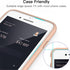 JETech Full Coverage Screen Protector for iPhone SE 3 (2022)/SE 2 (2020)/8/7, 4.7-Inch, White Edge Tempered Glass