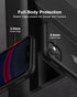 iPhone 11 Crystal Clear Case - Black, Shockproof Bumpers, Anti-Scratch Hard PC Back & Soft TPU Frame, No Yellowing.