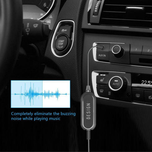 BESIGN Ground Loop Noise Isolator for Car Audio/Home Stereo System - Includes 3.5mm Audio Cable