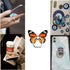 Butterfly Phone Ring Stand Holder, 360 Rotation Finger Ring Grip Stand for Cell Phones and Tablets