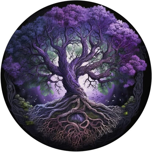 Amethyst Tree of Life - Yggdrasil Irish Norse Viking PopSockets Swappable PopGrip