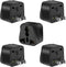 TEWOXIN 5PCS UK Australia to USA Travel Adapter Plug,Type A US Power Converter