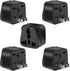 TEWOXIN 5PCS UK Australia to USA Travel Adapter Plug,Type A US Power Converter
