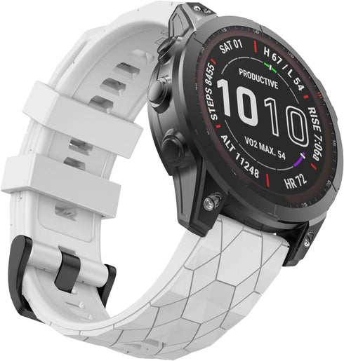 Garmin Fenix 7X Band, 26mm Width Soft Watch Straps, Replacement for Fenix 7X/6X/5X/3 Smartwatches