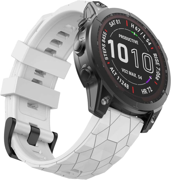Garmin Fenix 7X Band, 26mm Width Soft Watch Straps, Replacement for Fenix 7X/6X/5X/3 Smartwatches