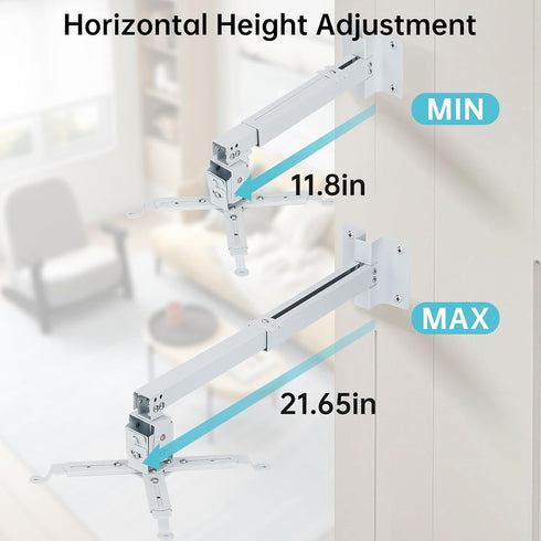Runhike Projector Mounts Compatible with Epson Projector for Wall and Celling Mount,Ceiling Mount Compatible with Epson