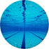 PopSockets Swappable PopGrip - Blue Water Swimmer Swimming Pool
