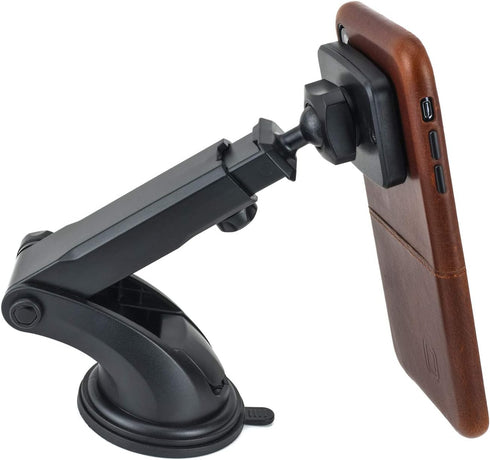 Dockem DashPro Magno Mount 3.0 Series – Magnetic Car Mount for Dash with Suction Base, Magnet Head, Adjustable