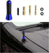 Dickno Car Short Antenna, 1.37'' Aluminum Radio Antenna Mast Replacement, Carbon Fiber Auto