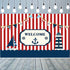 Fanghui 8*6ft Nautical Theme Party Photography Backdrop Red White Striped Marine Voyage Boat Background Decoration Kids