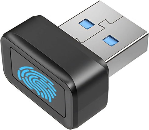 Diyeeni Mini USB Fingerprint Reader, 360 Touch Speedy Matching Biometric Scanner, for Hello