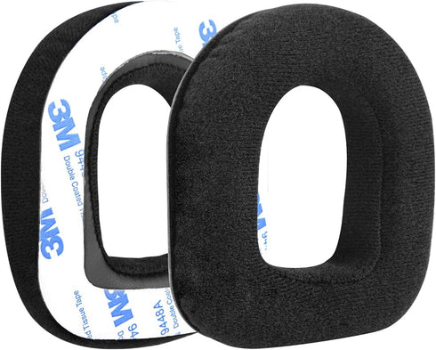 Geekria Comfort Velour Replacement Ear Pads for Astro A10 Gaming Headset Headphones Ear Cushions, Headset Earpads, Ear Cups Cover Repair Parts (Black)