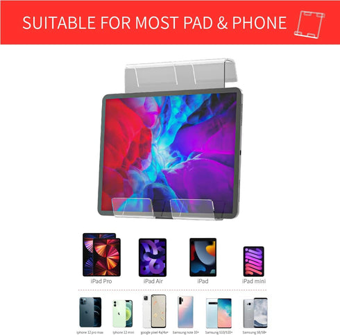 Tablet Holder Compatible with Peloton Bike & Bike Plus, Stand for iPad, Kindle, Home Gym Accessories