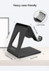 Cell Phone Stand for Desk, Aluminum Mobile Holder for iPhone 15 14 13 12 Pro Mini 11 X Xr Xs Max 8 7 6 6s Plus Samsung