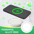 PATIKIL 4 Universal Plastic Magnetic Adapter Ring, Pcs Ultra-Thin Sticker Ring Adhesive Nickel-Iron Alloy for Phone