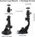 Camera Suction Cup Mount for Wyze Cam V4, V3, Google Nest Cam (Battery), 2 Pack, No Drilling Installation, Security