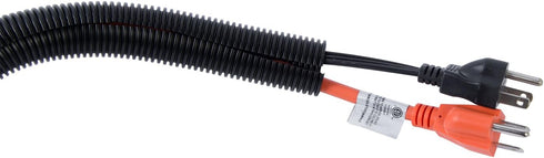 Gardner Bender Split Flexible Tubing, FLX-3406B, ¾ x 6', Black