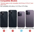 OEM Rear Back Glass Replacement for iPhone 14 Pro 6.1 inches with Repairing Tool Kit (Deep Purple)