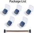SuziePi 5 0.96 Inch I2C 12864 128x64 SSD1306 10pin Pcs OLED IIC Display Module Pixel Mini Self-Luminous OLED Screen
