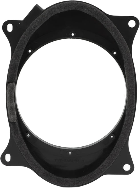 1/2 Car Speaker Adapter - 2pcs 6X9 Car Speakers, 6.5inch Black Speaker Adapter Bracket Ring with 2 Wire Harness