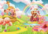 Qian Lollipop Backdrops – Cartoon Candy Photo Rainbow Studio Props for Baby Birthday Party Photography (5x3FT)