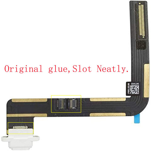 Dock Connector Charging Port Replacement Flex Cable for iPad Air A1474 A1475 | iPad 5 5th Gen A1822 A1823 | iPad 6 6th