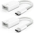 USB C to USB 3.0 Adapter (2 Pack), Type C to USB 3.0 Female OTG Cable for MacBook Pro/Air M2/M1/2020, iPhone 15