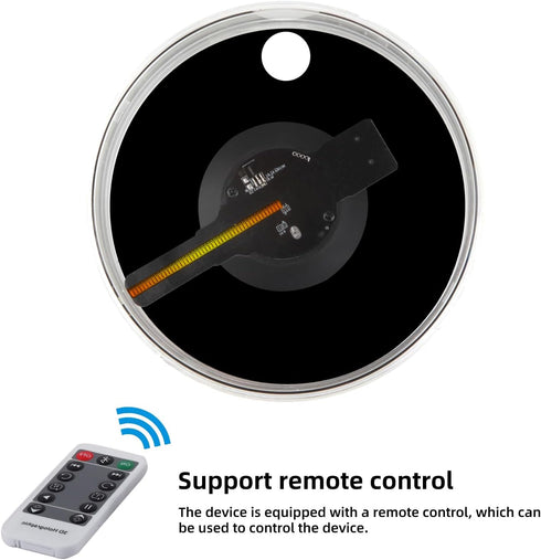 Missyou 3D Hologram Fan, 4.7" Holographic Fan with WiFi Projector, 700 Video Library, HD LED 2000*1444PX Resolution for