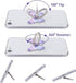 HZZADZXW 2 360 Pcs Butterfly Cell Phone Ring Stand Holder, Cute Butterfly Design Finger Rotating Metal Hand Phone Stand