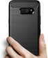 Osophter Shock-Absorption Flexible TPU Rubber Case for LG G8X Thinq/V50S Thinq, Full-Body Protective Cover - Black