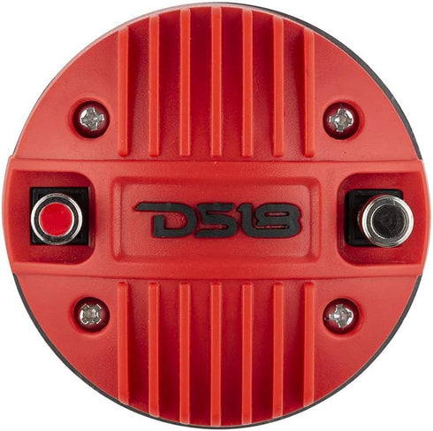 DS18 PRO-DR1P 1" Twist On Throat Compression Driver, 240 Watts 8-ohm Pro Car Audio Tweeter (Set of 1)