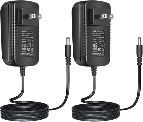 Security-01 2-Pack AC to DC 5V 4A Power Supply Adapter, Plug 5.5mm x