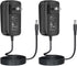 Security-01 2-Pack AC to DC 5V 4A Power Supply Adapter, Plug 5.5mm x