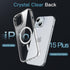 JETech Clear Magnetic Case for iPhone 15 Plus 6.7" - Shockproof, Anti-Scratch, Compatible with MagSafe Charging.