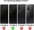 Samsung Galaxy Z Fold 4 2022 Anti-Blue Privacy Tempered Glass Screen Protector - Mirror Anti-Spy Front+Back Film,