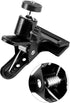 QWORK 4 Pack 360 Multifunctional Tripod Camera Clamp Flash Holder with Swivel Tripod Mini Ball Head, Black