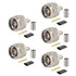N Male Plug Crimp Coax Connector Adapter for RG58 LMR195 KSR195 RG400 (5 Pack)