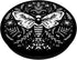 Magical Moth Goth Line Art Esoteric PopSockets Swappable PopGrip