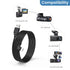 90-Degree 11.5ft weishan USB C Dash Cam Power Cord, USB to USB-C Charging Cable for Dashcam Rear View Mirror Camera