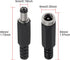 AITRIP 20 Pairs (40PCS) DC Socket 5.5mm x 2.1mm Female DC Barrel Jack Solder Connectors, Panel Mount Adapter